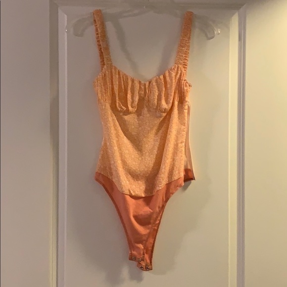 Lani the Label Tops - Lani the Label peach Bloom body suit